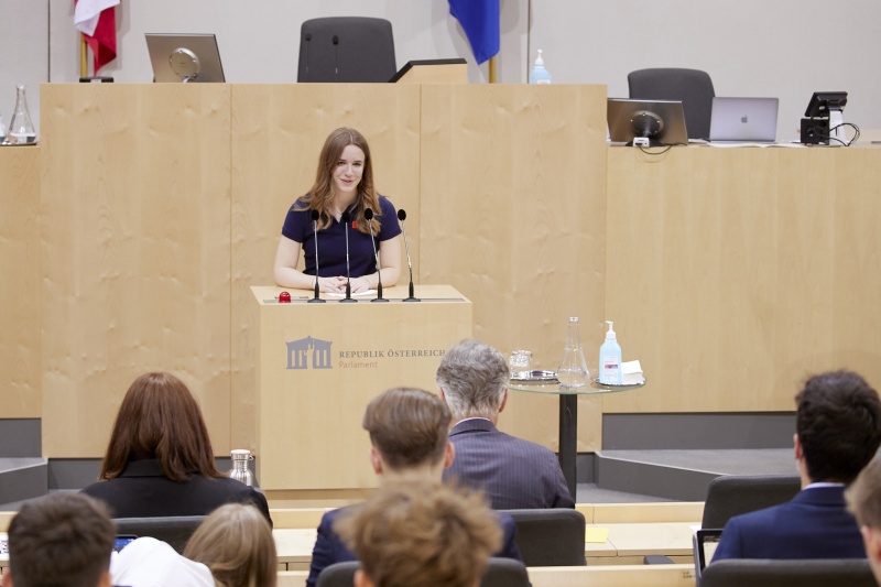 Begrüßungsworte von Bundesschulsprecherin Susanna Öllinger