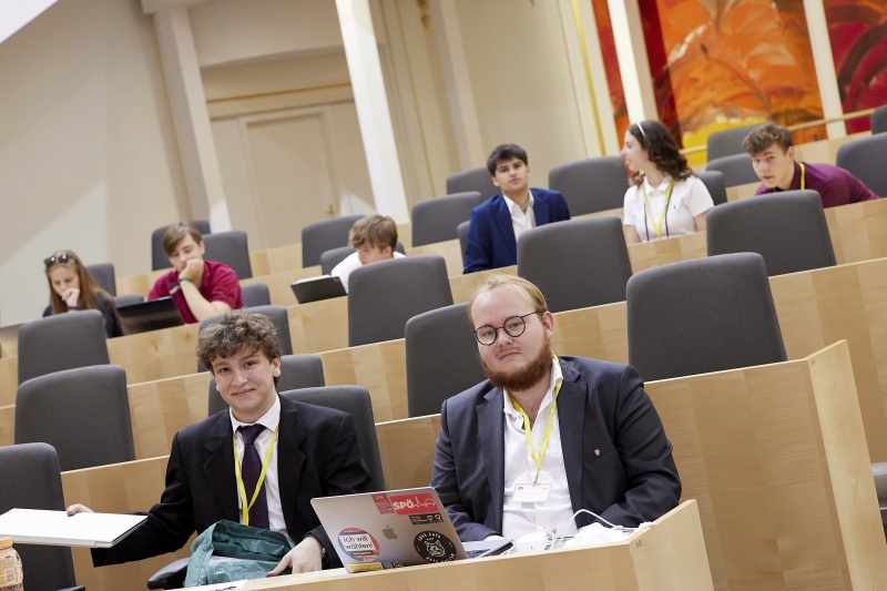 Blick auf die Delegierten