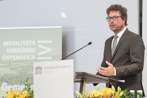 Präsentation der "Mobilitätsverbünde Österreich"- ARGE ÖVV Geschäftsleiter Alexander Klein