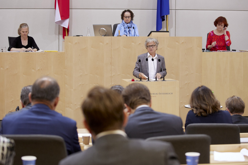 Am Rednerpult Bundesrat Adi Gross (GRÜNE)