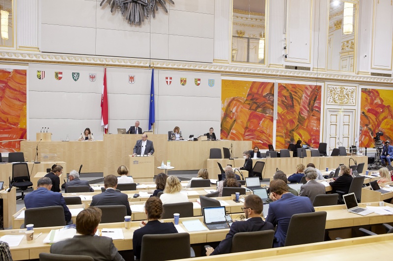 Am Rednerpult Bundesrat Michael Bernard (FPÖ)