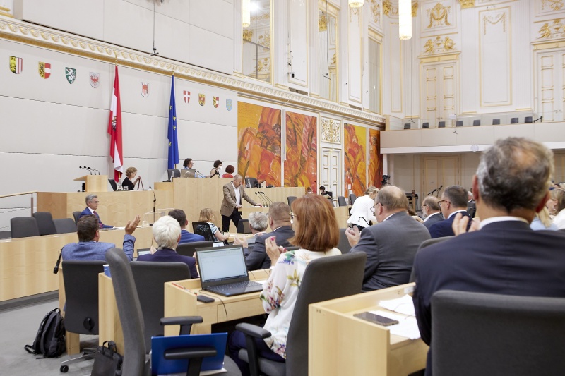 Am Rednerpult Bundesrat Markus Leinfellner (FPÖ)
