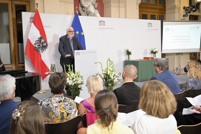 Präsident des Comité International de Mauthausen Guy Dockendorf