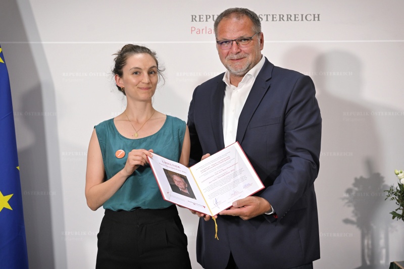 Verleihung Würdigungspreis