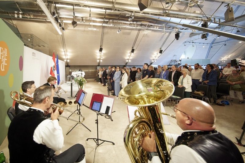 Abspielen der Österreichischen Bundeshymne