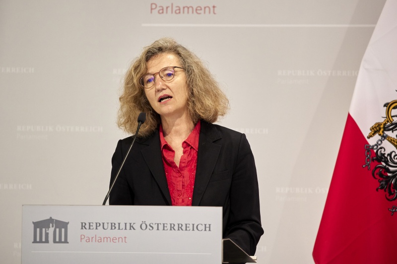 Präsentation der Ehrenamtsstudie von Vizerektorin FH Campus Wien Elisabeth Haslinger-Baumann