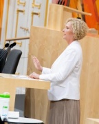Am Rednerpult Nationalratsabgeordnete Karin Greiner (SPÖ)