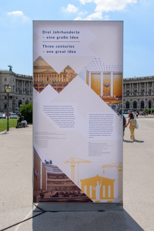 Drei Jahrhunderte - eine große Idee - Stele 1 Rückseite