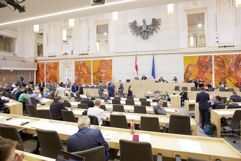 Nationalratspräsident Wolfgang Sobotka (ÖVP) am Präsidium