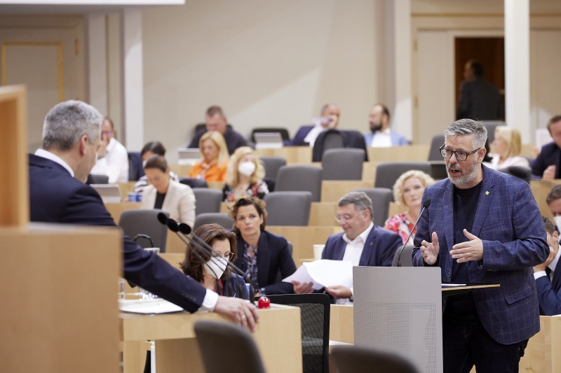 Fragesteller Nationalratsabgeordneter Ralph Schallmeiner (GRÜNE)