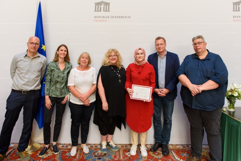 Zertifikatsverleihung an die TeilnehmerInnen des Internationalen Gewerkschaftslehrganges 2022