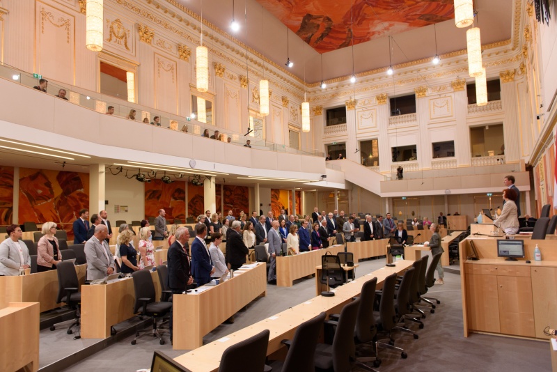 Angelobung von Bundesrätin Maria Huber (GRÜNE)