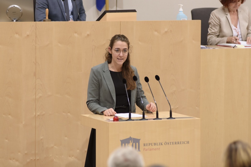 Bundesräting Elisabeth Wolff (ÖVP) am Rednerpult