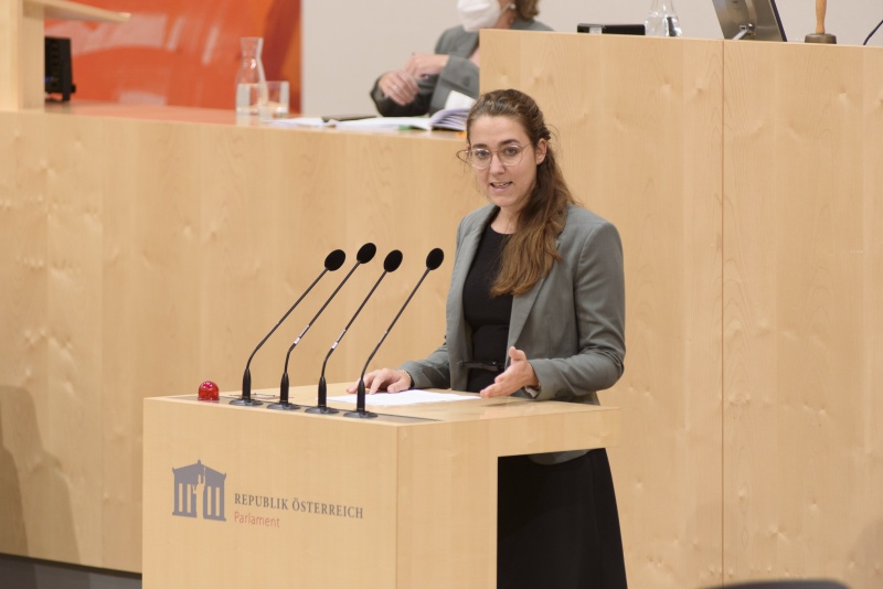 Bundesräting Elisabeth Wolff (ÖVP) am Rednerpult