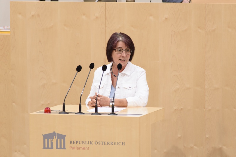 Bundesrätin Andrea Kahofer (SPÖ) am Rednerpult
