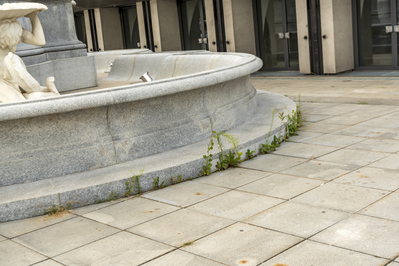 Detail Athene-Brunnen
