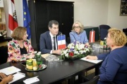 Aussprache mit der Delegation der Parl. Freundschaftsgruppe Frankreich-Österreich des französischen Senats