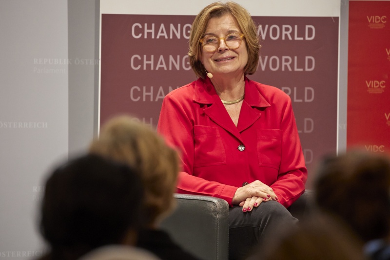 Moderation durch Edit Schlaffer Vorsitzende Women without Borders