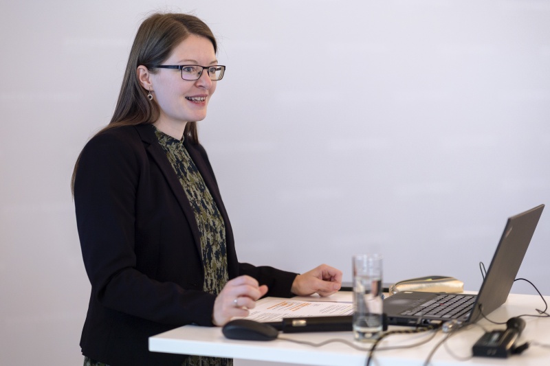 Präsentation der Demokratiewerkstatt durch Simone Jordan