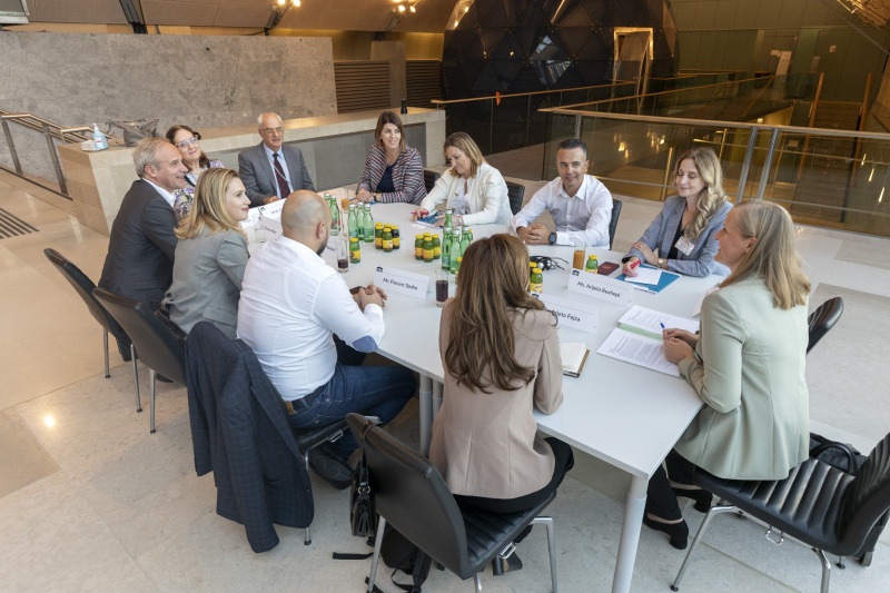 Teilnehmer:Innen im Workshop.