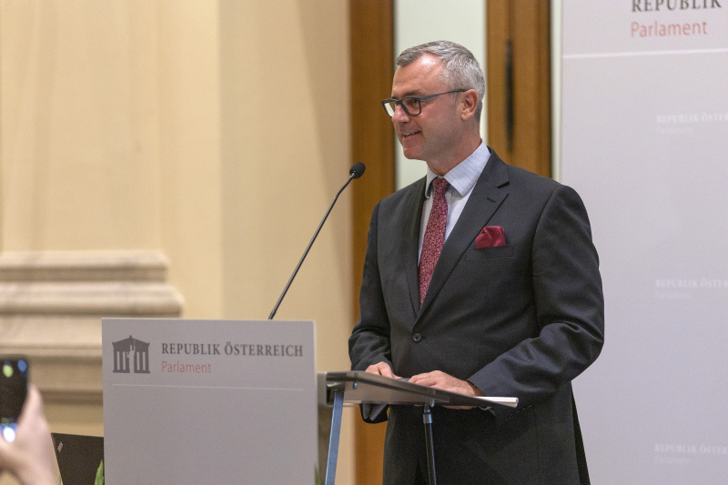 Eröffnungsworte Dritter Nationalratspräsident Norbert Hofer (FPÖ)