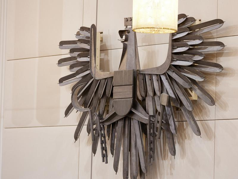 Bundesadler im Großen Redoutensaal