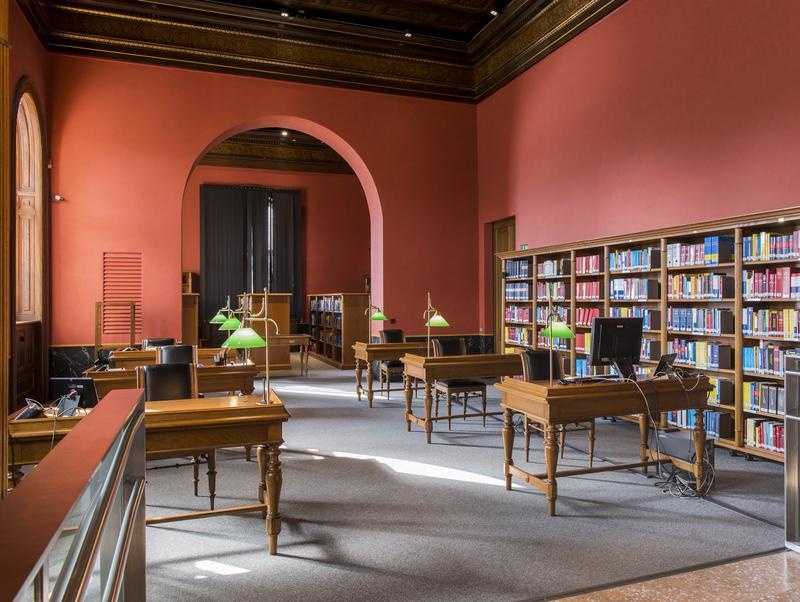 Der neue Lesesaal der Parlamentsbibliothek