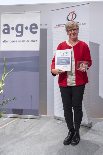Preisverleihung. Kategorie: 'Arbeitswelt' Gewinner 2022: Klinik Favoriten (Ursula Fiala)
