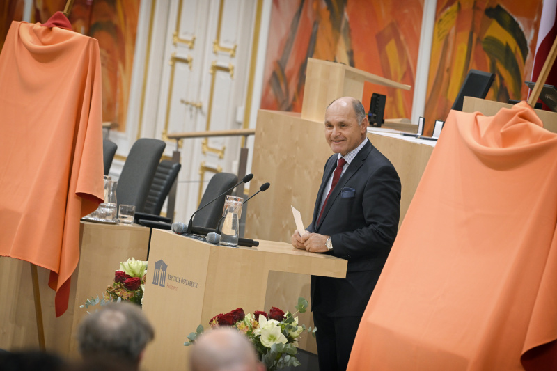 Eröffnungsworte: Nationalratspräsident Wolfgang Sobotka (ÖVP)