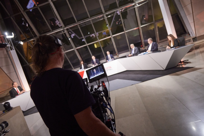 Moderator Gerald Groß