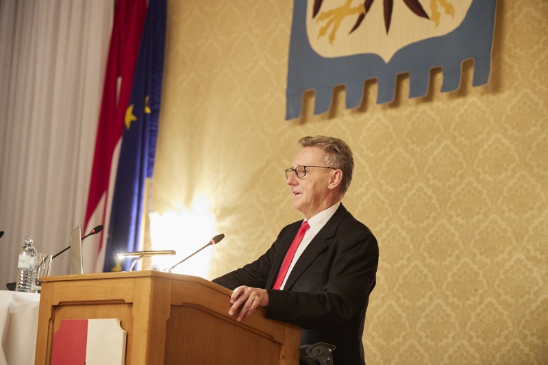 Eröffnungsworte vom Ersten Präsident des Wiener Landtages Ernst Woller