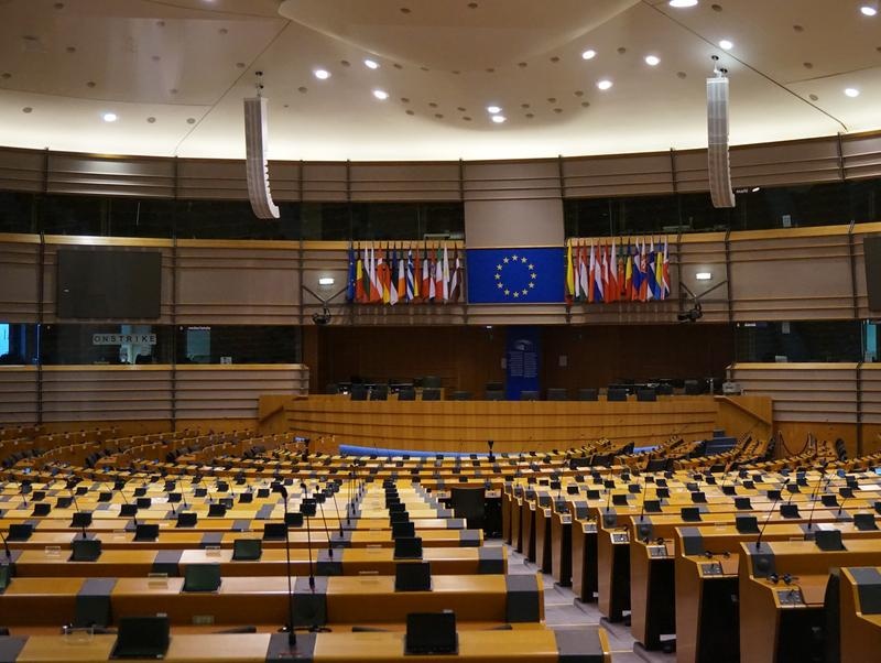 Sitzungssaal des EU-Parlaments