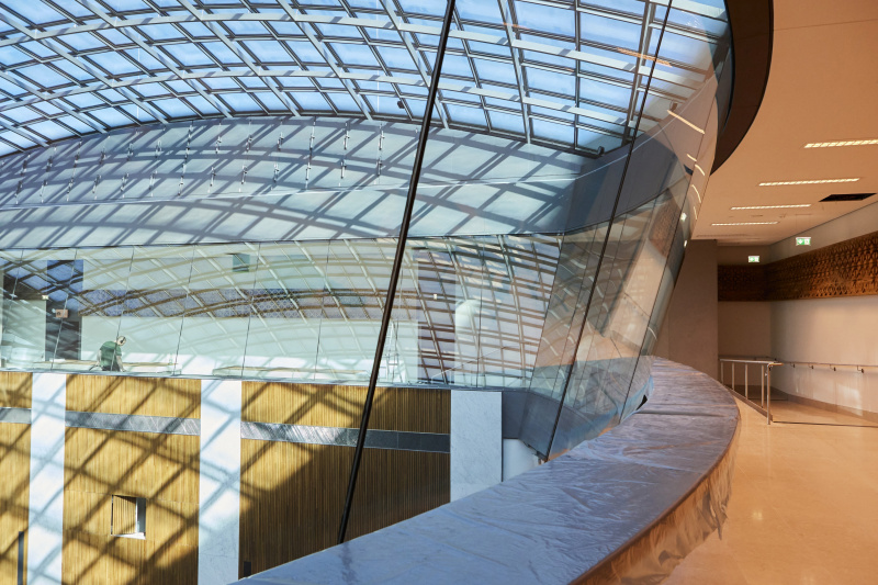 Glaskuppel über den Nationalratssal