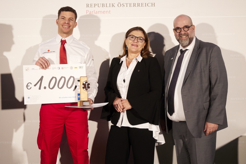Camillo Award Verleihung an Gerald Wiesinger und Team