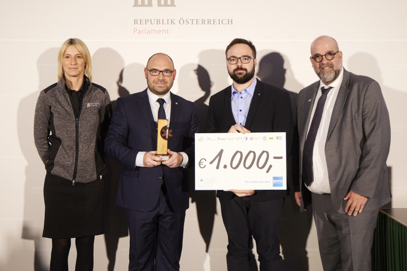 Camillo Award Verleihung an Christian Leger und Team