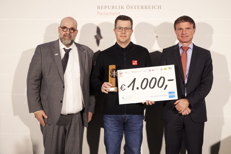 Camillo Award Verleihung an Andreas Maurer