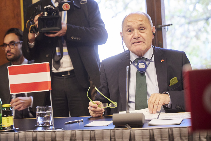 Nationalratspräsident Wolfgang Sobotka (ÖVP) während der Aussprache