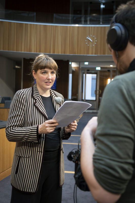 Journalistin Tatjana Lukáš,