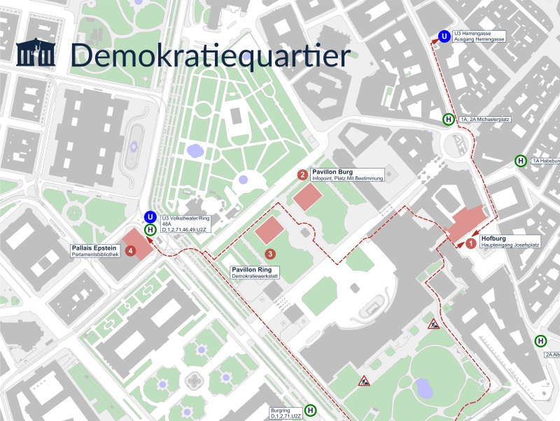 Lageplan Demokratiequartier