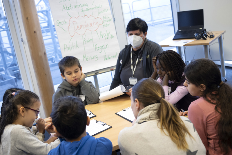 Vorbereitender Workshop für das Podcast-Interview.