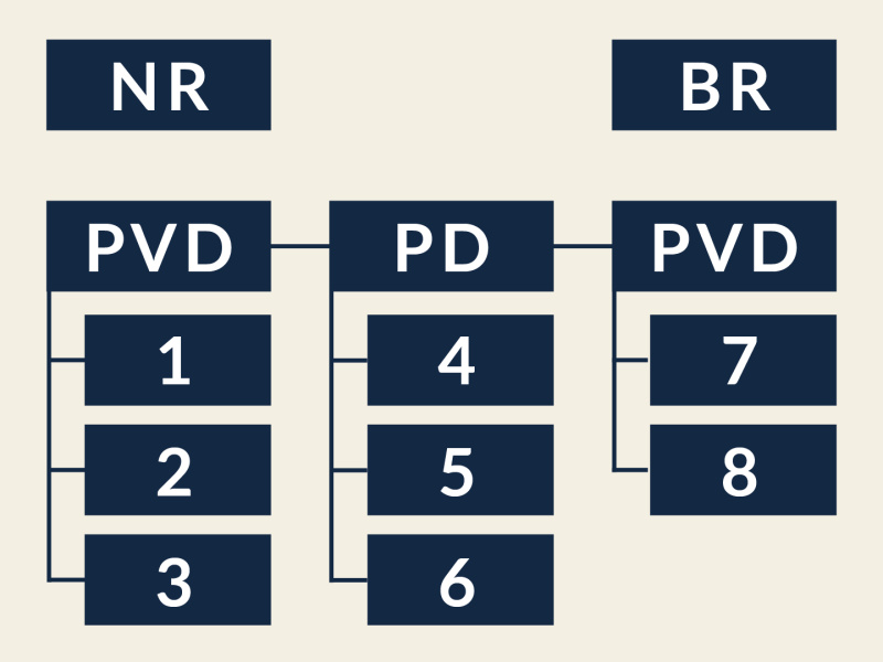 Organigramm der Parlamentsdirektion