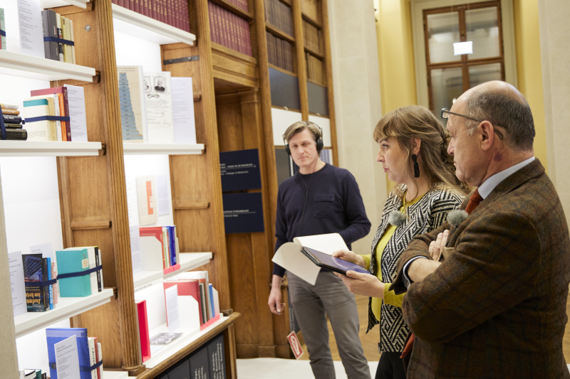 Nationalratspräsident Wolfgang Sobotka (ÖVP) spricht über das renovierte Parlament