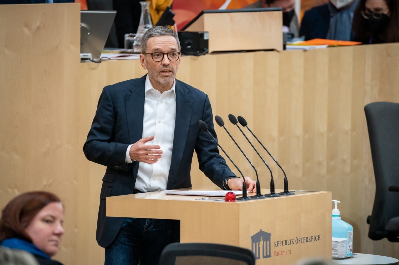 Am Rednerpult: Klubobmann Herbert Kickl (FPÖ)