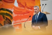Bundeskanzler Karl Nehammer (ÖVP) am Wort