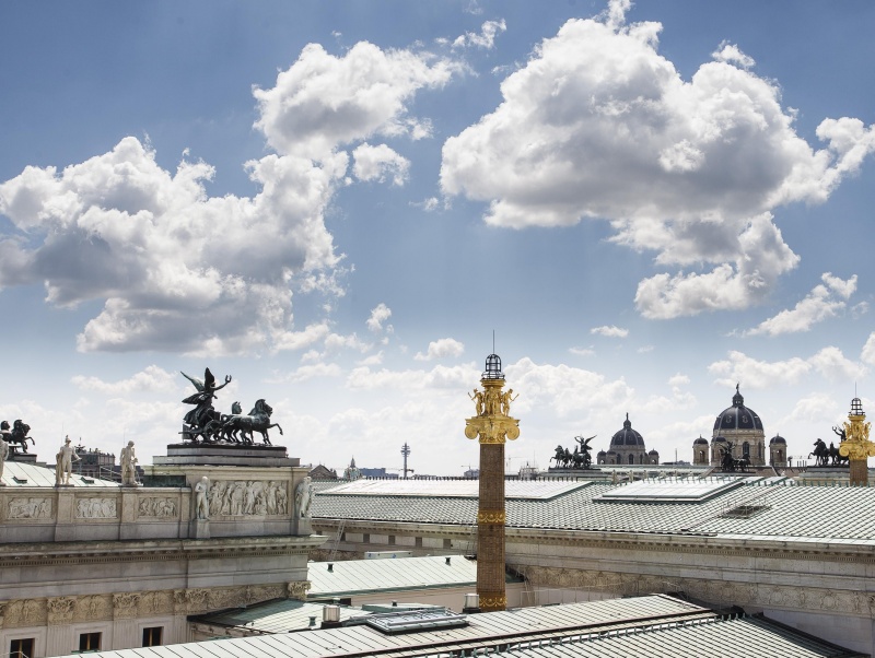 Dach des Parlamentsgebäudes