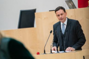 Nationalratsabgeordneter Ernst Gödl (ÖVP) am Rednerpult