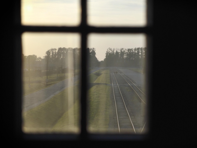Führung durch Auschwitz-Birkenau II, Blick aus dem Wachturm