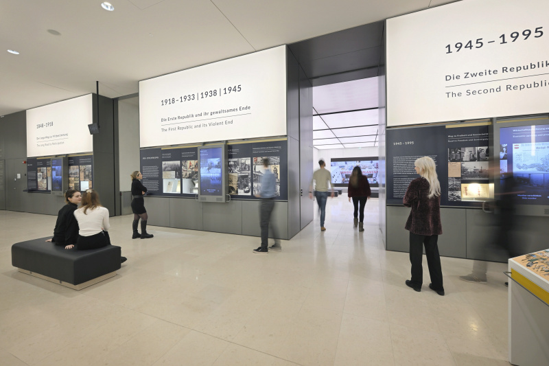 Ausstellung in der Agora