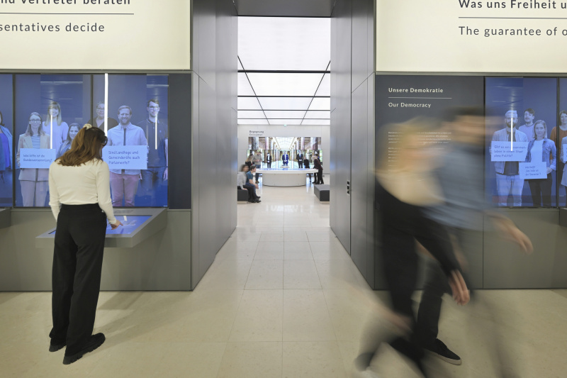 Ausstellung in der Agora