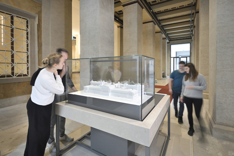 3-D Modell des Parlamentsgebäudes